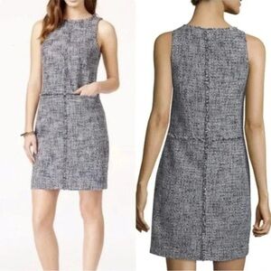 Michael Kors Tweed Sheath Mini Dress.
